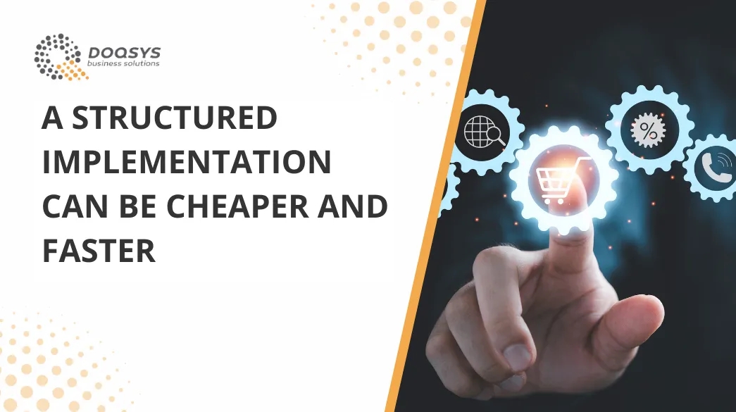 A Structured Implementation Can Be Cheaper and Faster