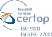 CERTOP Certified System: ISO 9001, ISO/IEC 27001